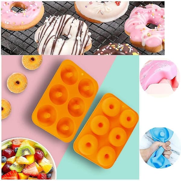 Donutformer Bakingformer Silikonformer Donuts 2 Stykker Silikon Donutformer
