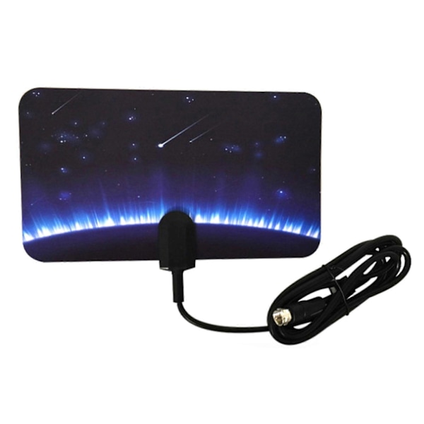 TV Antenne - 4K 1080P HD Indendørs Digital TV Antenne Indendørs Smart HDTV Antenne Koaksialkabel til Lokale Kanaler