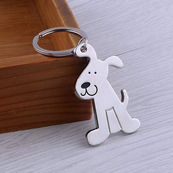 Metal nøglering nøgle vedhæng dyr nøglering metal nøglering Dog