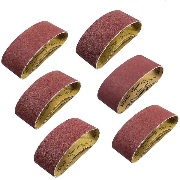 3pcs 100*610mm Sanding Belts Sandpaper Abrasive For Belt Sander Tool Wood Soft Metal Polishing