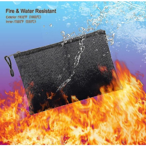 250x340mm Waterproof And Fireproof Document Bag