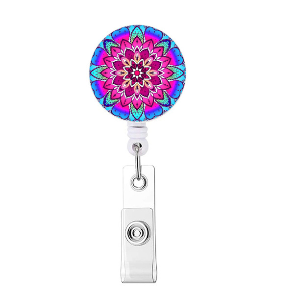 6 stk. Gradual Change Dream Mandolin Easy Pull Buckle Fargerik Retractable Certificate Buckle Tilfeldig Stil