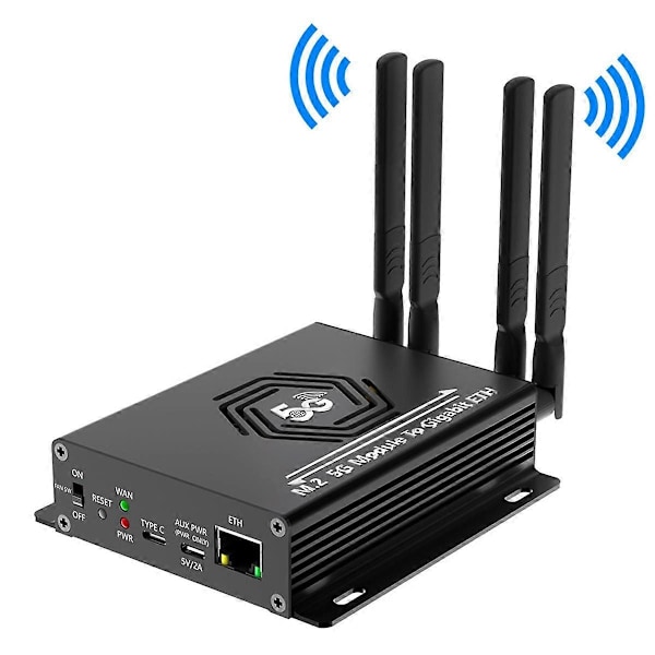 NGFF(M.2) 4G/5G -moduuli USB 3.0 -sovittimeen RJ45-portilla, Realtek RTL8125BG -ohjainmuunnin korotuskortti