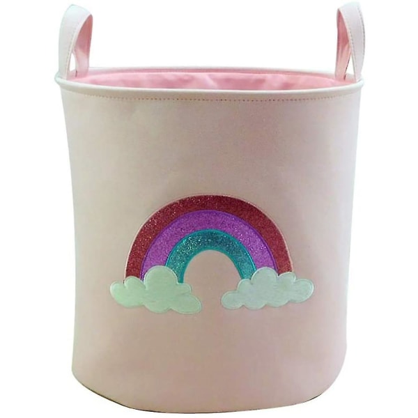 Pop-up tvättkorg Unicorn, vattentät, rund, förvaringskorg, hopfällbar