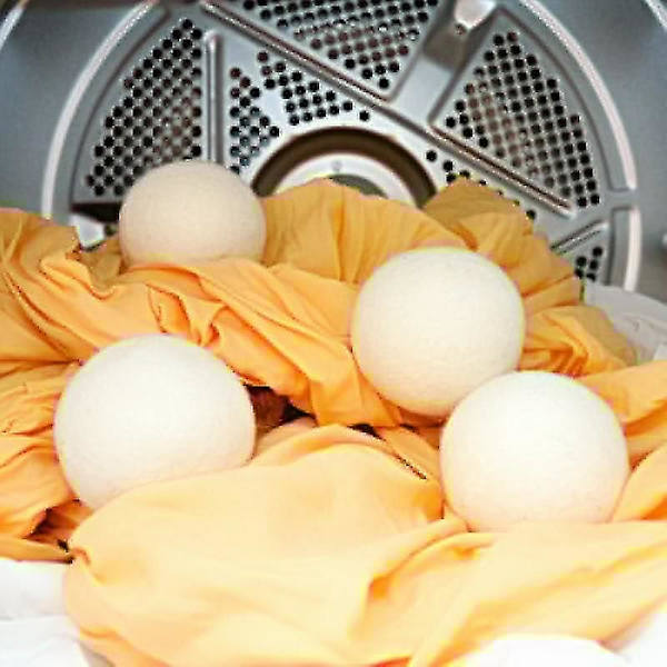 10/8/6 stk ull tørketrommelballer sett gjenbrukbar magisk organisk håndlaget vaskeri ball klær tørketrommel vaskemaskin tilbehør 8pcs