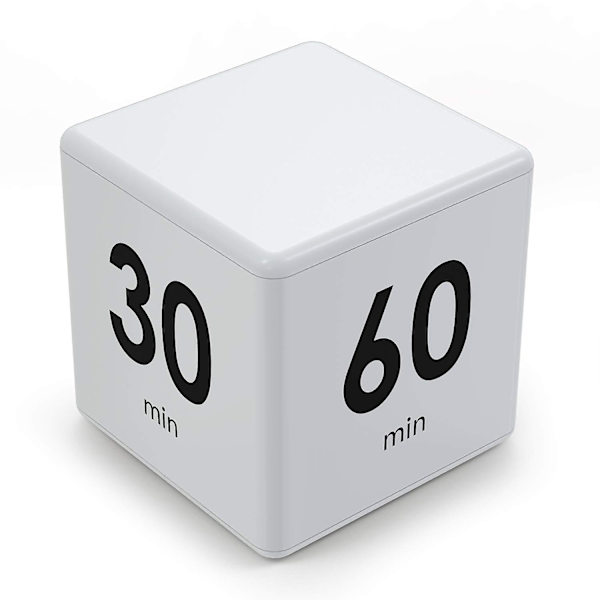 Kubtimer, pretmess Gravity Flip Kök Timer För Tidsstyrning Och Nedräkningsinställningar 15-20-30-60 Minuter