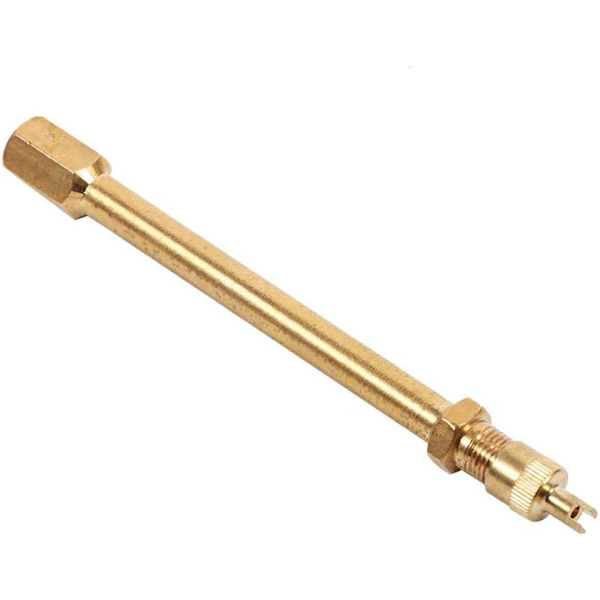 100mm dækventilforlænger messing dækforlængeradapterforlænger