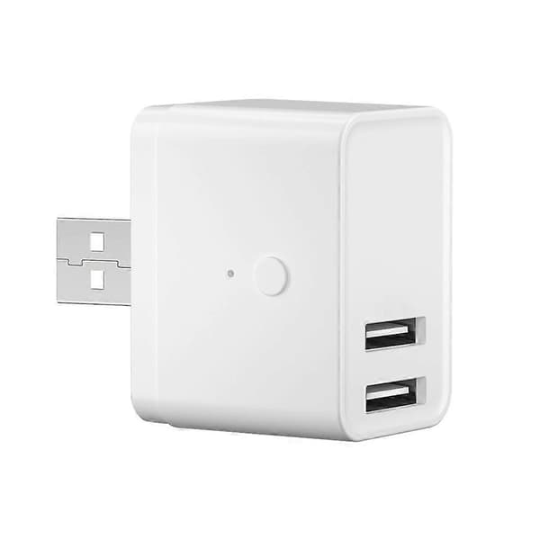 Tuya Smart WiFi USB Adapter Bryter 5V Mini 2 USB Strømadapter Smart Life Kontroll for Alexa Yandex