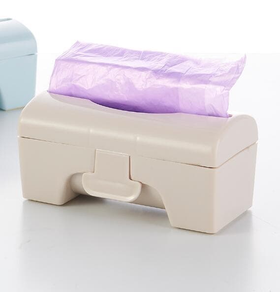 Set med 3-pack kök, badrum, vardagsrum plast väggmonterad förvaringslåda för sopsäckar