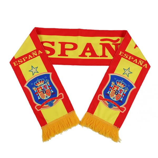 2022 VM-fansartikler Qatar VM-halstørklæde Spanien