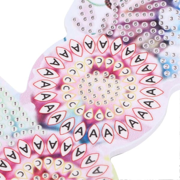 DIY Rhinestone-maleri Uglekrans Mønster Krystallbroderi Bilde Dekor Kit