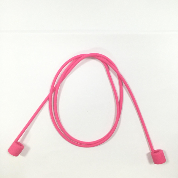 10 st Anti-förlustremmar för mjukt silikon sportband, trådlösa hörlurar Anti-förlustrep Pink
