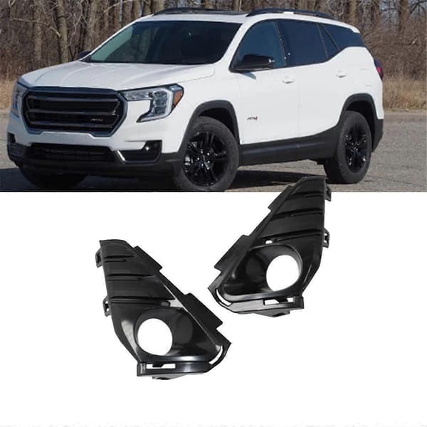 Bil Front Tåkelys Deksel med Hull for Terrain 2018-2021 23196307 23196308 Tåkelys Bezel Trim