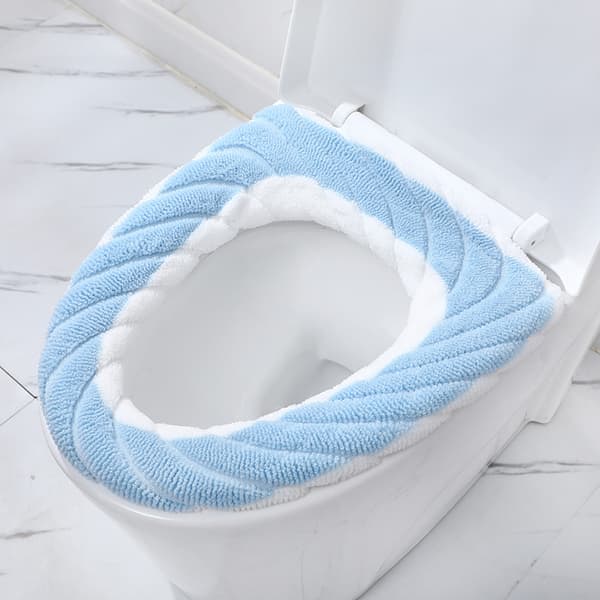 Förpackning med toalettstolsskydd, mjuka varma badmattor, Washa