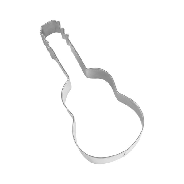 Kitarakeksimuotit Molds Muistiinpanot ruostumattomasta teräksestä valmistettu puristin Puinen kitarakeksimuotit molds