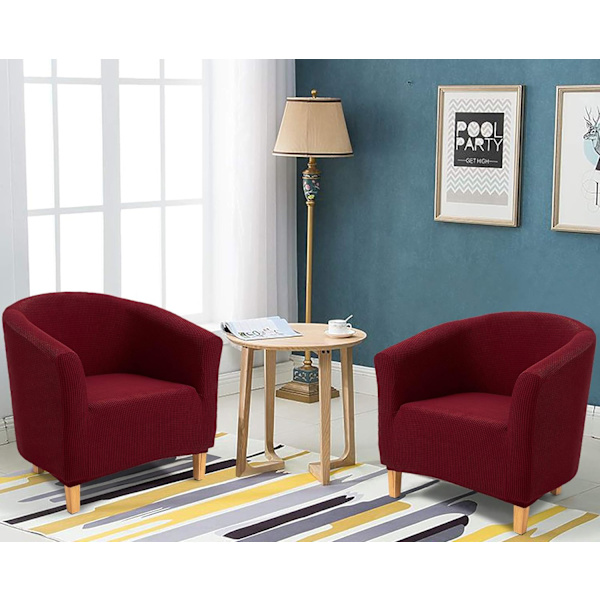 Överdrag för chesterfieldfåtölj, jacquard stretch stretch tub