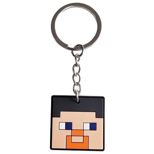 10-delat Minecraft nyckelring hänge skolväska hänge