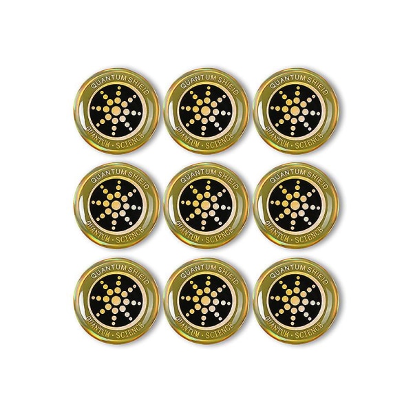 For elektronisk enhet Emp Emf beskyttelse anti-stråling klistremerke Gold 1pcs