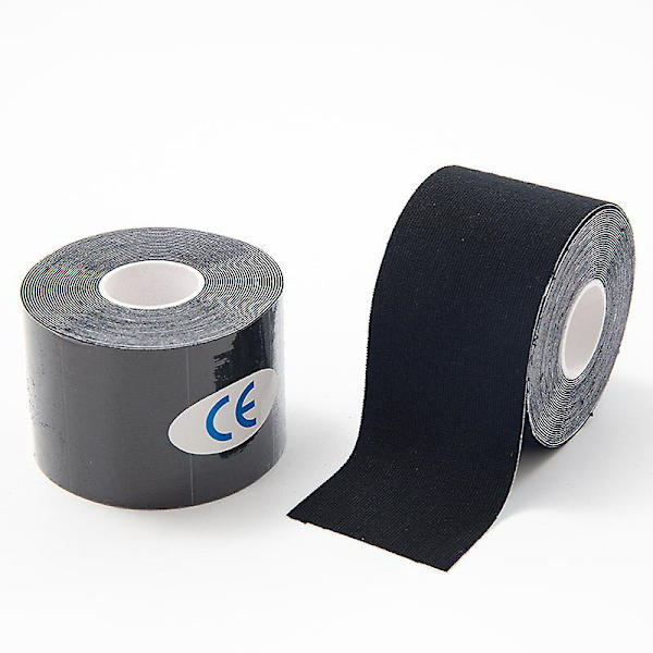 Boob Tape Usynlig Brystløft Tape Push Up Body Tape Diy Åndbar Brystløft Tape Til A-E Kopper Store Bryster Black 2.5cm*5m