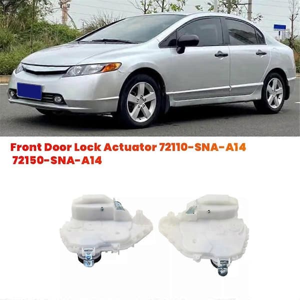 1 Par Dörrlåsaktuator Fram 72110--A14 72150--A14 för 2006-2011 Dörrlåsblock 72150SNAA14