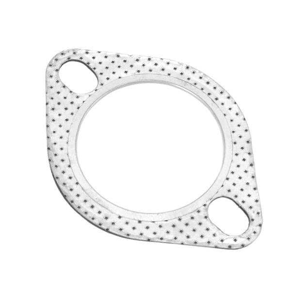 2 STK 2 Bolt 2,5in Udstødningsflange Tilslutningssæt Rustfrit Stål Universal til Udstødningsrør Catback Headers