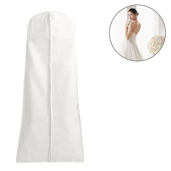 Støvfri brudekjolepose i non-woven White
