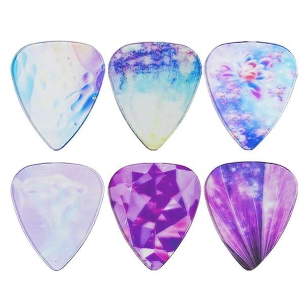 Transparenta Plektrum, Gitarrplektrum, Folkgitarr, , Personliga Färg Transparenta Plektrum C