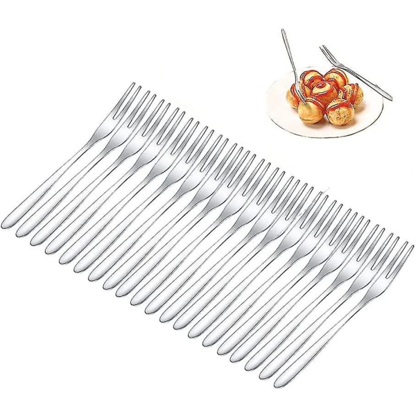 20 stk. Gaffel, Bestikkgaffel, Dessertgaffel, Fruktgaffel, Kakegaffel, Til Fruktgaffel