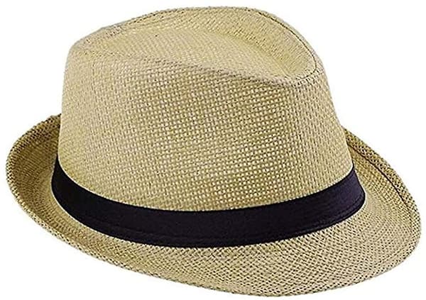 Fedora-hatt for menn og kvinner - sommerhatt, strandhatt, jazzhatt, solhatt