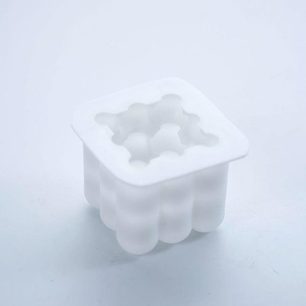 2-pack bubbel ljus sojavax ljus vit bubbel ljus set coola formade bubbel ljus starkt doftande kub roliga estetiska ljus