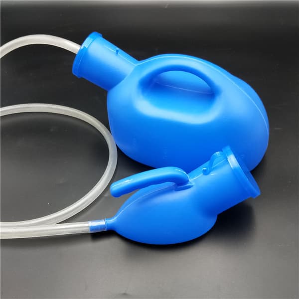 2000 ml plast urinal for menn med rør, stor bærbar urinal, pickup potte, bil urinal, urinal for eldre