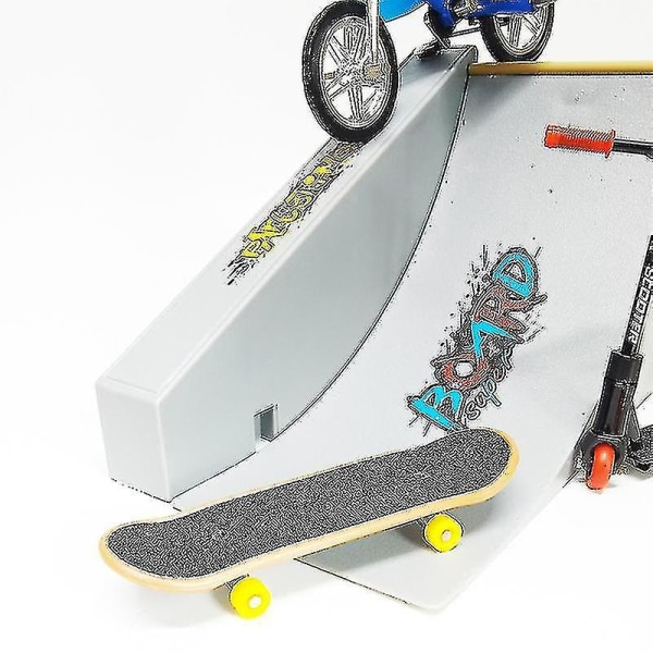 Stor fingerboard set ramp scooterbräda CDH-7