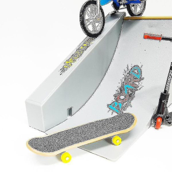 Stort fingerboard sæt rampe scooter board CDH-7