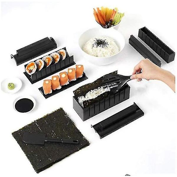 10-delad sushiform Sushi Maker Rolling Kit Sushi Maker Tool