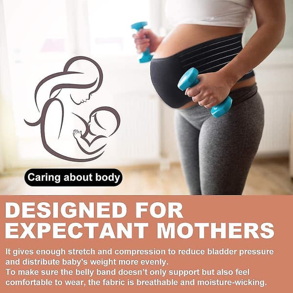 Maternity Bælte Graviditetsstøtte Bælte Bump Band Mavebælte Mavebælte Mavebælte