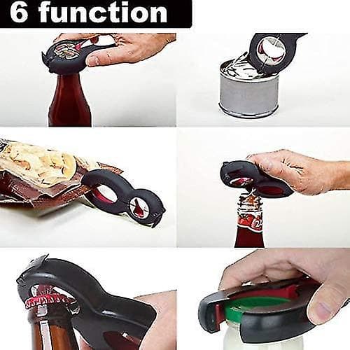 6-i-1 Multiöppnare Burköppnare för Seniorer