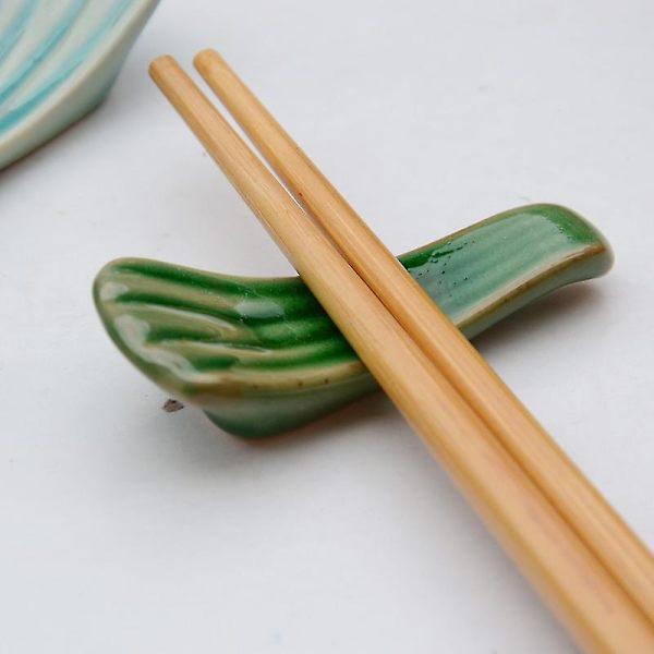 5 stk japansk keramisk spisepinneholder
