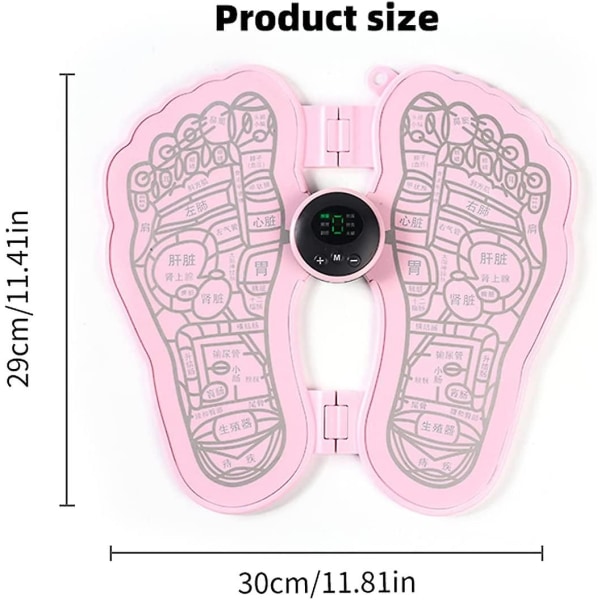 Bioelectric Ems Massage Mat, Foot Acupoint Stimulator Massage Mat, Bio-acupoint massage mat