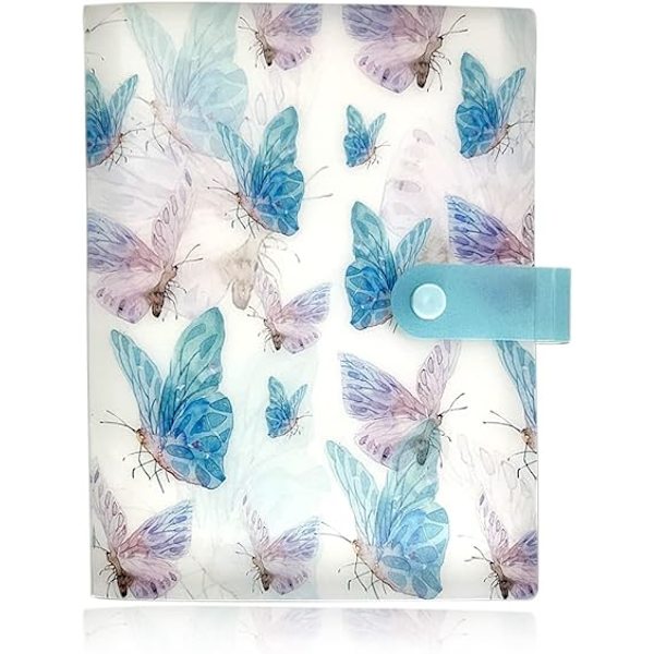 120 Slots Butterfly Nail Art Sticker Opbevaringsbog Nail Art Decals Nail Sticker Kollektionsalbum Tomt Display Bog Kollektionsholder Bog