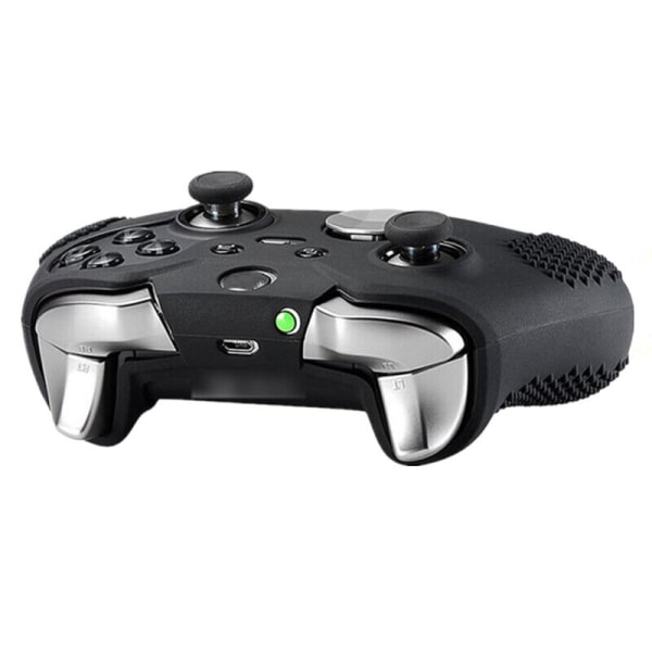 Xbox One Elite Controller Case Skin Grip Gel Gummi Case, svart