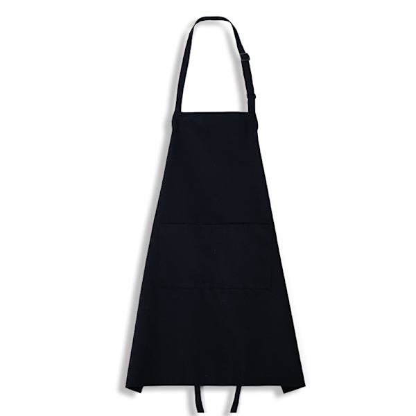 Svart kockförkläde, förkläde med 2 fickor, vattentätt justerbart förkläde för män kvinnor, professionellt köksförkläde för matlagning, trädgårdsskötsel, restaurang, B