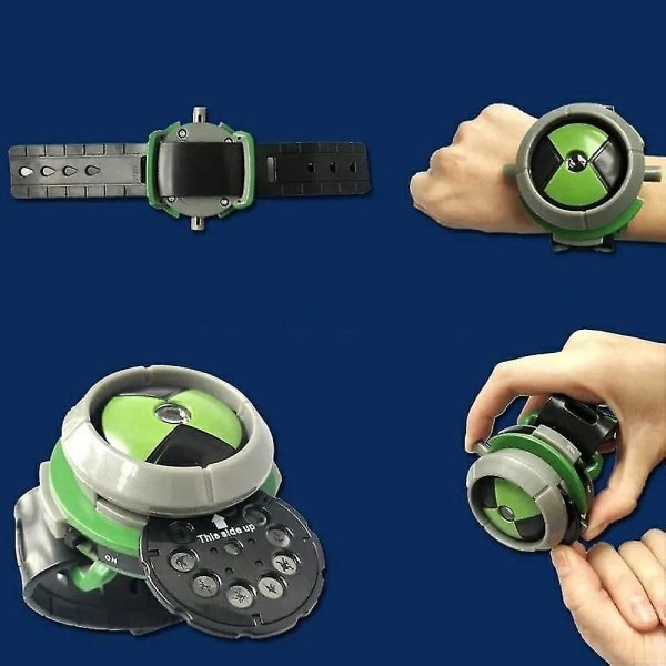 Barnprojektor Klockleksaker För Ben 10 Alien Force Och Mystisk Projektion Actionfigurer Modell Leksak För Barn