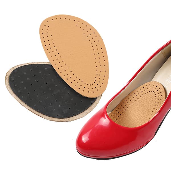 (gul) Front Insoles - Shoe Pads - Størrelse L - For Rask Smertelindring