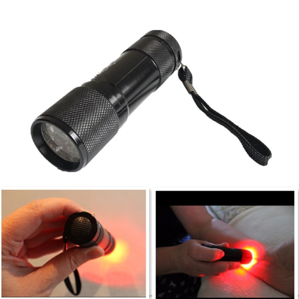 Rød lommelygte vene finder vaskulær viewer bærbar infrarød vaskulær lampe
