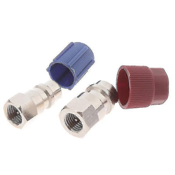 R-12 til R-134a Retrofit Konverteringsadapter Fitting 1/4 Sae Ventilsæt