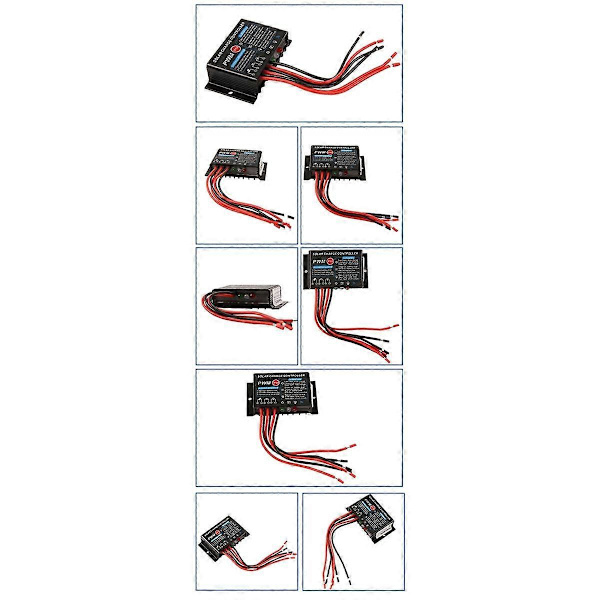 10A 12V IP67 Vandtæt Solar Charge Controller PWM Solar Control Regulator