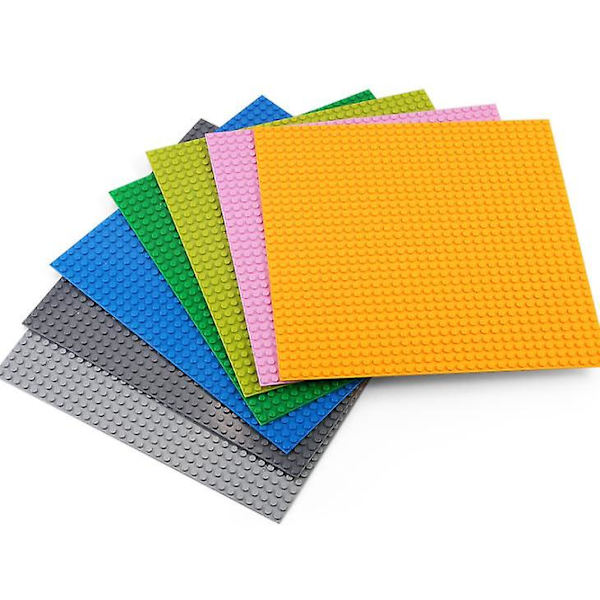 Rakennuspohjat 2-pakkaus Classic Baseplate Bricks Set Rakennuslelut Dark Blue
