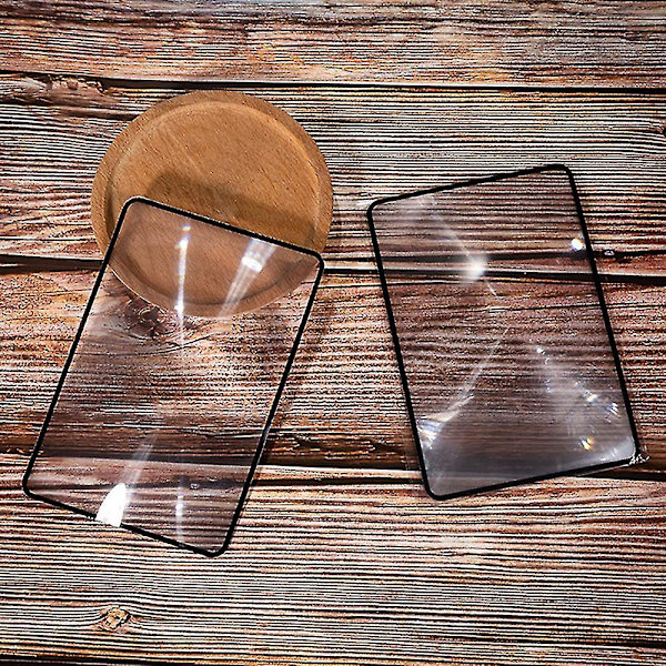 Pvc forstørrelsesglas ark forstørrelsesglas bog læsehjælp linse lup