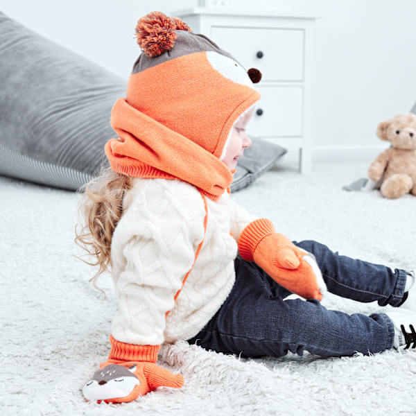 Barnmössor Halsdukar Mössor Vår och Vinter Pojkar Flickor Mössor Baby Mössor