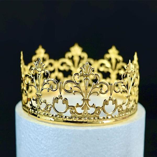 Prinsessakruunun kakkukoriste pojille ja tytöille, kakkukoristeet häihin (hopea) A